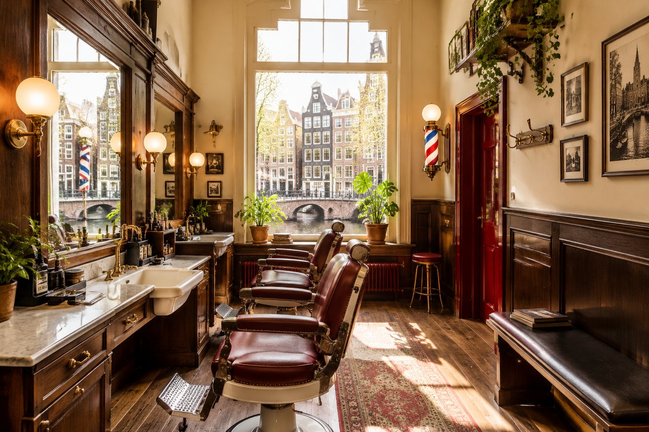 Hotspur Barbers Amsterdam shop